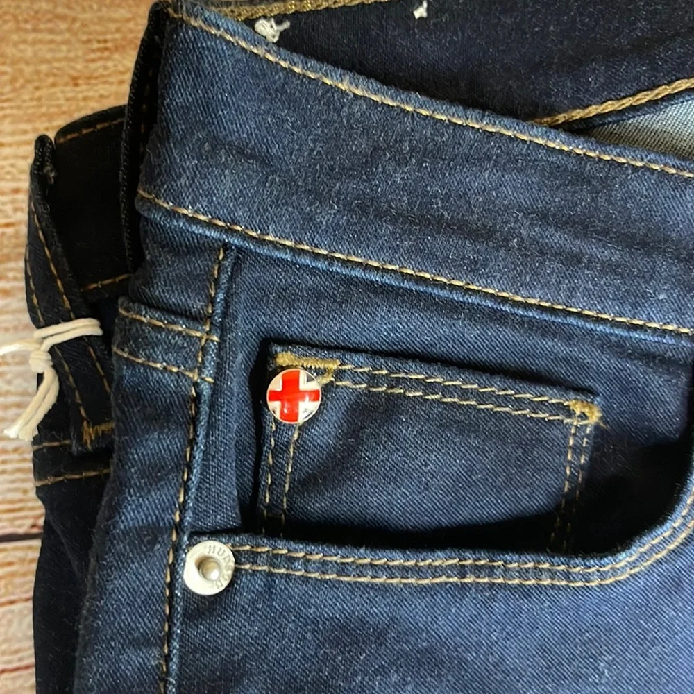 Hudson Jeans Krista Low Rise Ankle Straight Leg Jeans - Picture 6 of 12